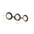 Cleo 23-in Chrome/Opal Glass LED Vanity Light
