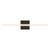 Vega 24-in Black LED Wall Sconce