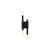 Draven 5-in Black LED Wall Sconce