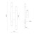 Draven 5-in Black LED Wall Sconce