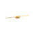 Pandora 36-in Brushed Gold LED Wall Sconce