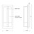 Gable 12-in Brushed Nickel LED Wall Sconce