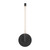 Motif 14-in Black LED Wall Sconce