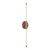 Motif 26-in Brushed Gold LED Wall Sconce