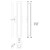 Lochwood 27-in Gold LED Wall Sconce