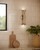 Husk 14-in Polished Nickel LED Wall Sconce