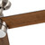 Nash 52-in White reversible blade Ceiling Fan with LED Light Kit - Brushed Nickel