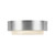 Bailey 5-in Brushed Nickel dimmable LED Outdoor Ceiling Light - Brushed Nickel