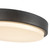 Bailey 9-in Black dimmable LED Outdoor Ceiling Light - Black