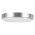 Bailey 11-in Black dimmable LED Outdoor Ceiling Light - Brushed Nickel