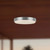 Bailey 11-in Black dimmable LED Outdoor Ceiling Light - Brushed Nickel