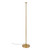 Valor 78-in Brushed Nickel dimmable LED Floor Lamp - Brushed Gold