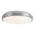 Yanis 16-in Black dimmable LED Flush Mount - Brushed Nickel