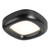 Folio 15-in Black dimmable LED Flush Mount - Black
