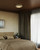 Folio 15-in Black dimmable LED Flush Mount - Pearl White