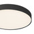Rynn 7-in White dimmable LED Flush Mount - Black