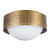 Astoria 10-in Vintage Brass Flush Mount - Vintage Brass