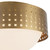Astoria 10-in Vintage Brass Flush Mount - Vintage Brass