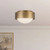 Astoria 10-in Vintage Brass Flush Mount - Vintage Brass