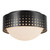 Astoria 10-in Vintage Brass Flush Mount - Urban Bronze