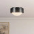 Astoria 10-in Vintage Brass Flush Mount - Urban Bronze