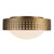Astoria 14-in Vintage Brass Flush Mount - Vintage Brass