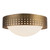 Astoria 14-in Vintage Brass Flush Mount - Vintage Brass