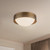 Astoria 14-in Vintage Brass Flush Mount - Vintage Brass