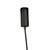 Nio 45-in Black dimmable LED Linear Pendant with Ribbed Opal Diffuser - Black