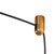 Nio 45-in Black dimmable LED Linear Pendant with Ribbed Opal Diffuser - Vintage Brass