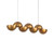 Void 41-in Vintage Brass dimmable LED Linear Pendant - Vintage Brass