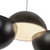 Void 41-in Vintage Brass dimmable LED Linear Pendant - Black