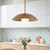 Umbra 14-in Vintage Brass Pendant with Matte Opal Glass Diffuser - Vintage Brass/Opal Glass