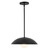 Umbra 14-in Vintage Brass Pendant with Matte Opal Glass Diffuser - Black/Opal Glass
