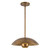 Umbra 14-in Vintage Brass Pendant with Matte Opal Glass Shade - Vintage Brass