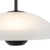 Umbra 14-in Vintage Brass Pendant with Matte Opal Glass Shade - Opal Glass/Black