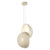 Void 24-in Pearl White dimmable LED Pendant - Pearl White