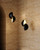 Void 24-in Pearl White dimmable LED Pendant - Black