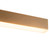 Vega 31-in Black dimmable LED Wall/Picture Light - Vintage Brass