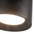 Uma 6-in Black dimmable LED Semi-Flush Mount - Black