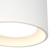 Uma 6-in Black dimmable LED Semi-Flush Mount - White