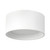 Uma 7-in (3-in Height) White dimmable LED Semi-Flush Mount - White