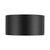 Uma 7-in (3-in Height) White dimmable LED Semi-Flush Mount - Black
