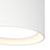 Uma 7-in (6-in Height) White dimmable LED Semi-Flush Mount - White
