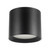 Uma 7-in (6-in Height) White dimmable LED Semi-Flush Mount - Black