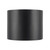 Uma 9-in White dimmable LED Semi-Flush Mount - Black
