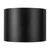Uma 15-in White dimmable LED Semi-Flush Mount - Black