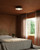Umbra 14-in Black Semi-Flush Mount with Matte Opal Glass Diffuser - Black/Opal Glass