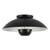 Umbra 14-in Black Semi-Flush Mount - Black
