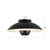 Umbra 14-in Black Semi-Flush Mount - Black